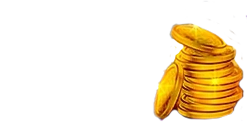 Изображение стопки золотых монет, представляющее бонус кэшбэка в Онлайн-казино 888 старз.